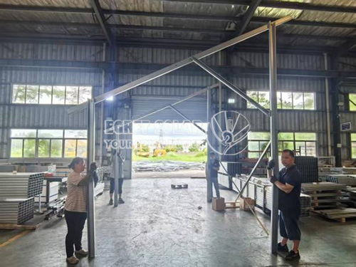 Thứ tự khung bằng thép carbon 60MW
