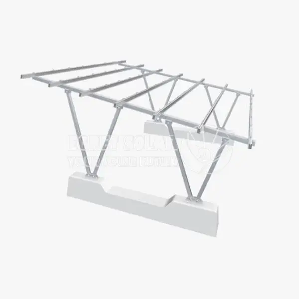 Hệ thống lắp xe mặt trời Double V-cột