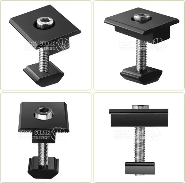 Solar 30 Mm 35 Mm Black Solid Mid Clamp