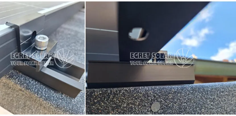 Solar Black U Rail System Kit