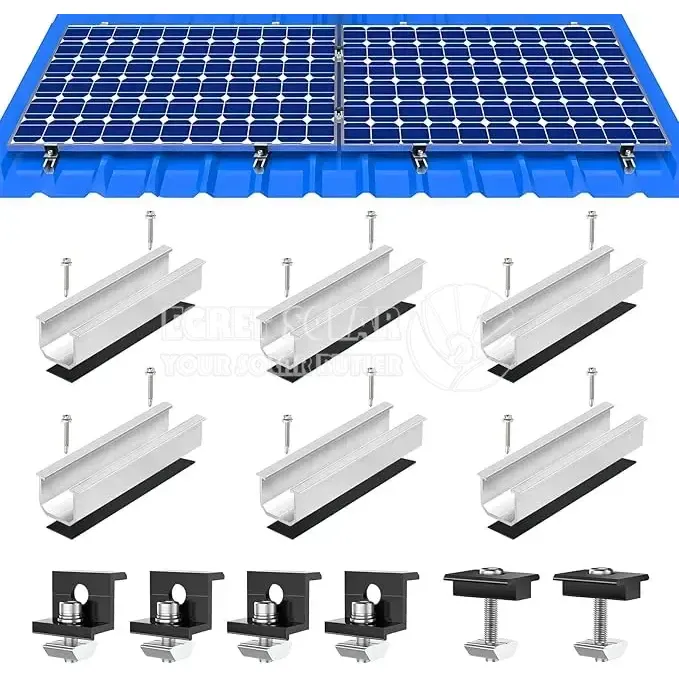 Bộ lắp đặt PV cho mái nhà hình thang