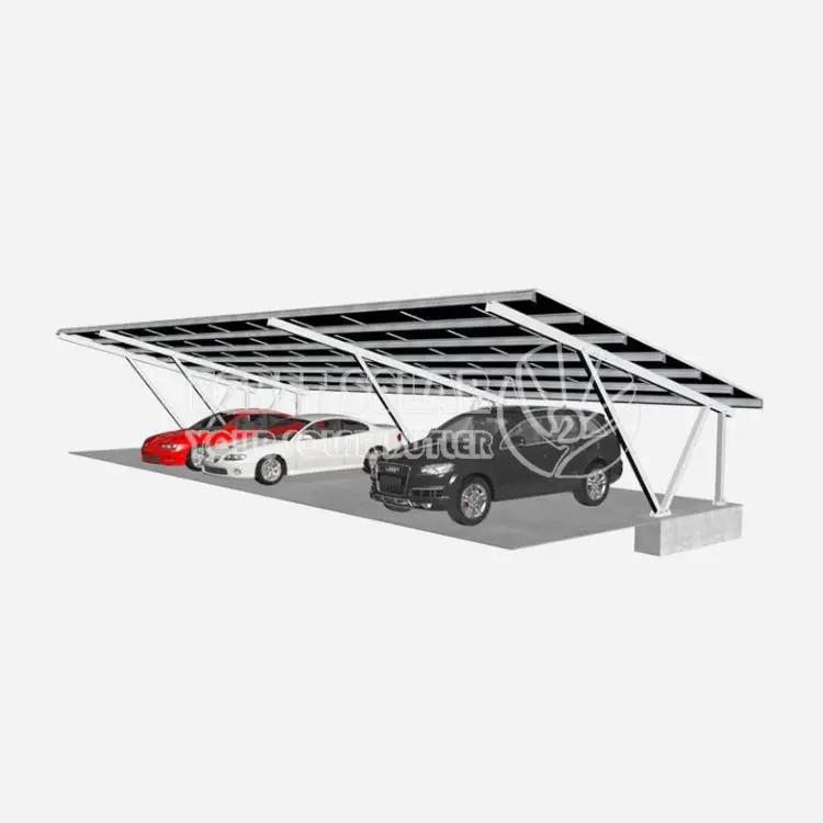 Hệ thống lắp xe mặt trời V-cột đơn