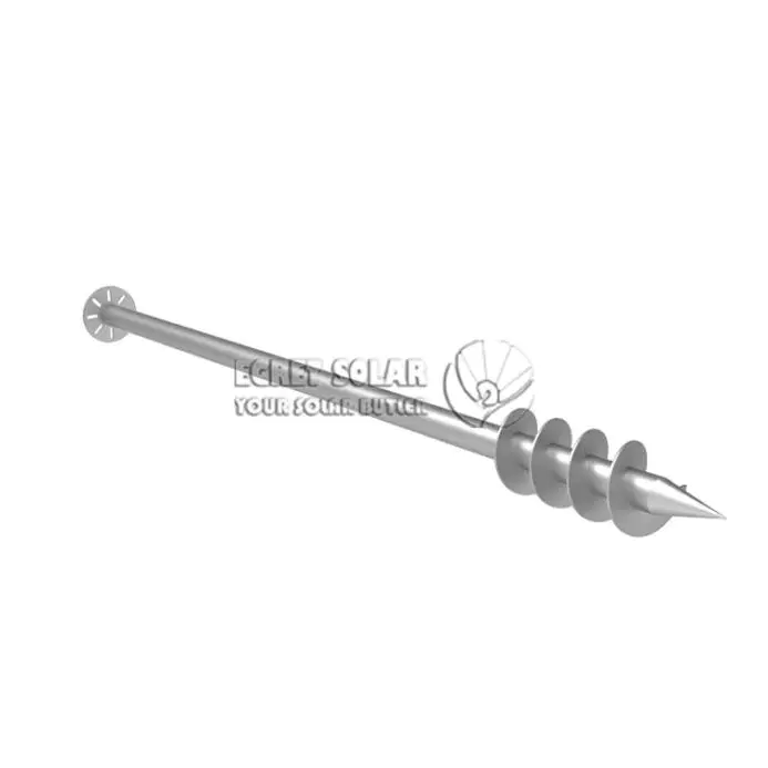 Thép mạ kẽ lượng mặt trời bốn lưỡi dao mặt đất