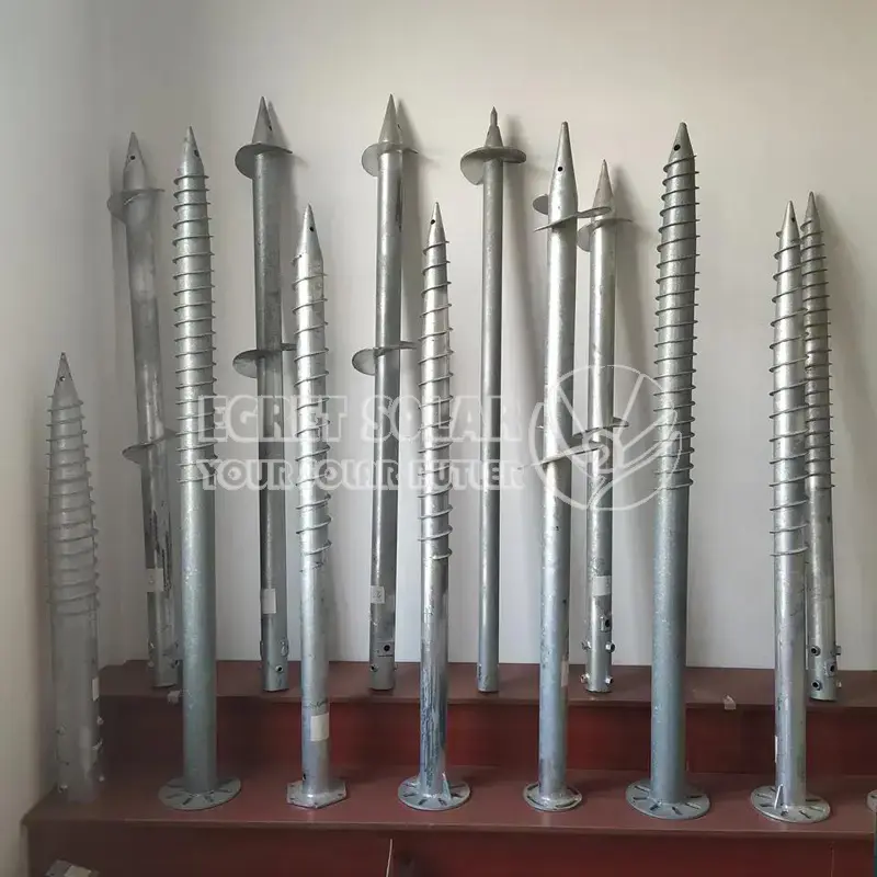 Nền móng vít mặt đất của hệ thống mặt trời