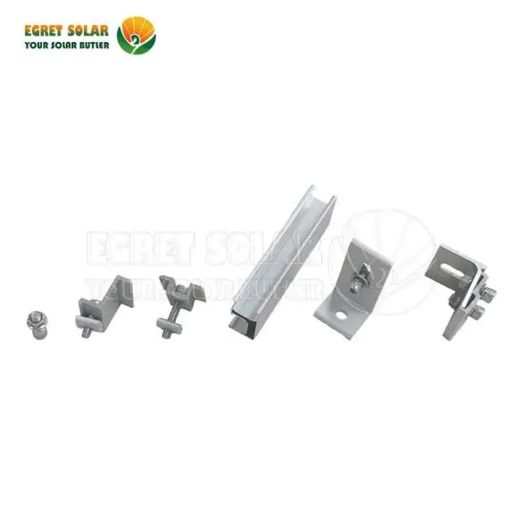 Khung giá lắp mái bằng kim loại năng lượng mặt trời