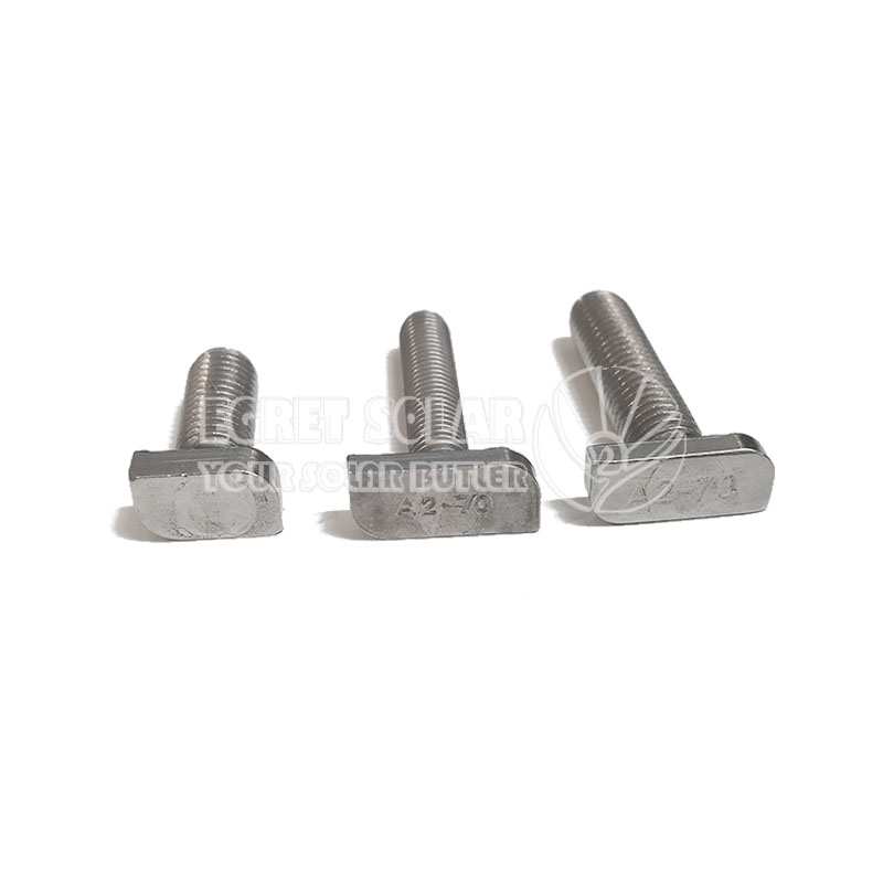 T Bolt với đai ốc mặt bích để lắp đặt bảng điều khiển năng lượng mặt trời